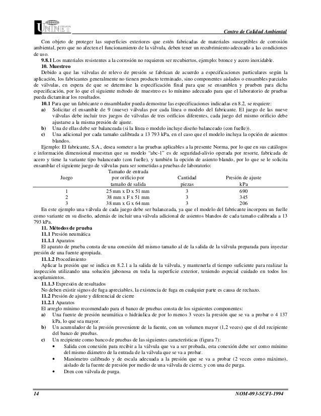 nom-093-scfi-1994 nom-093-scfi-1994